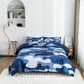Meeting Story Camouflage Bedding Set, Colorful Pattern Style Comforter Set, 3 PCS One Comforter Two Pillowcases Two Sheets in On