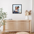 Americanflat 17X17 Picture Frame With Polished Plexiglass - Streamline Collection - Thin Square Picture Frame For Wall Display -