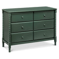 DaVinci Jenny Lind Spindle 6-Drawer Dresser in Forest Green