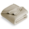 Bare Home Polar Fleece Blanket - Full/Queen Blanket - Oyster - Warm & Cozy - Premium Fleece Blanket - Blanket for Bed, Sofa, Cam