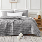 Southshore Fine Living, Inc. Oversized King Quilt Bedding Set, Brickyard Collection, King/California King Quilt Set With 2 Shams