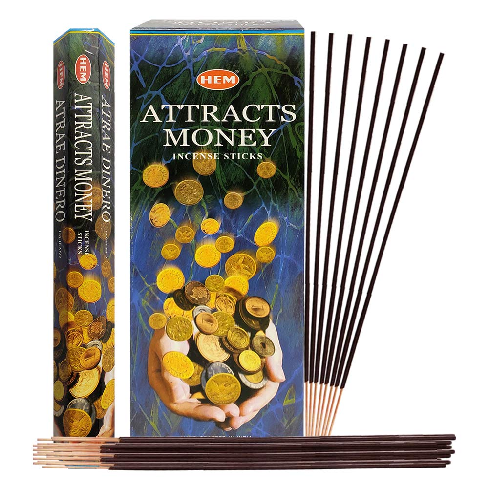 Attracts Money Incense Sticks And Incense Stick Holder Bundle Insence Insense Hem Incense Sticks