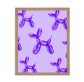 Poster Master Purple Balloon Dog Poster - Balloon Dog Print - Balloon Art - Modern Art - Trendy Art - Gift for Men & Women - Pop