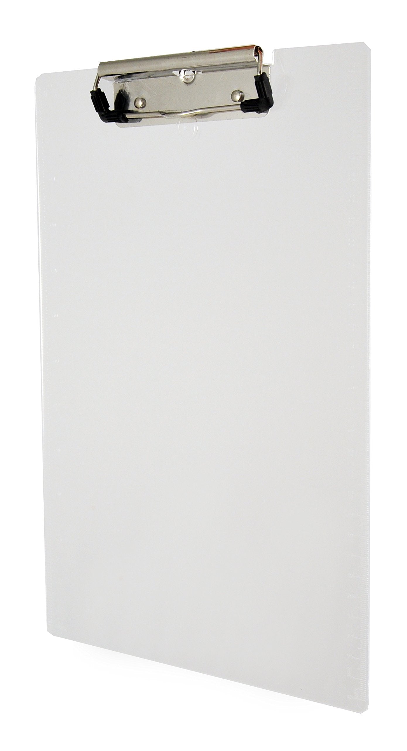Saunders Us-Works 21565 Acrylic Clipboard - Clear, Letter/A4 Size, High-Clarity Shatter Resistant Writing Clipboard With Inch/Me
