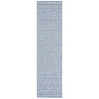 Safavieh Courtyard Collection 2' 3' X 16' Blue / Navy Cy8235 Indoor/ Outdoor Easy-Cleaning Patio Backyard Mudroom Runner-Rug