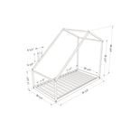 South Shore Sweedi House Bed White, Scandinavian