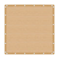 Vicllax Shade Fabric Sun Shade Cloth Privacy Screen With Grommets For Patio Garden Pergola Cover Canopy 10X10 Ft, Wheat