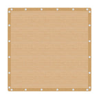 Vicllax Shade Fabric Sun Shade Cloth Privacy Screen With Grommets For Patio Garden Pergola Cover Canopy 10X10 Ft, Wheat
