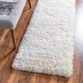Rugs.com Infinity Collection Solid Shag Area Rug 10 Ft Runner Pearl Shag Rug Perfect for Hallways, Entryways