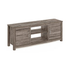 Furinno Classic Stand With Storage For Tv Up To 65 Inch, Rustic Oak, Large