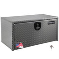 Buyers Products 1705135 Diamond Tread Aluminum Underbody Truck Tool Box W/Compression Latch, 24 X 24 X 36 Inch, Made In The Usa,
