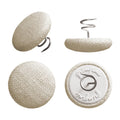 Primpins Short Upholstery Pins - Classic Linen - 20 Colors Available - Fabric Covered Button Twist Pins - Keeps Furniture Covers