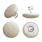 Primpins Short Upholstery Pins - Classic Linen - 20 Colors Available - Fabric Covered Button Twist Pins - Keeps Furniture Covers