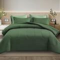 Maple&Stone Full Size Comforter Set 7 Pieces Bed In A Bag - Down Alternative Bed Set With Sheets, Pillowcases & Shams, Soft Reve