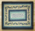 Earth Rugs Rug, 20 x 30, Blueberry/Crme