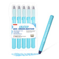 Shuttle Art 5 Pack Blue Gel Highlighters,Bible Highlighters,No Bleed Through, Bible Journaling Supplies,Great For Journaling, Hi