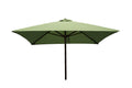 Heininger 1234 DestinationGear 6.5 Square Lime Classic Wood Patio Umbrella
