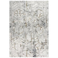 Spring 7'10" X 9'10" Abstract Stone/Beige/Gray/White/Brown Power-Loom Rug