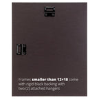 Craig Frames Confetti, Modern Black Picture Frame, 8 X 10 Inch