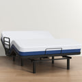 AbyssZen Adjustable Queen Bed Frame with One Side Rail - Electric Ergonomic Design for Elderly & Seniors - Safe, Durable, and Co