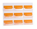 Sourceone 9 Pocket Wall Mount Business Card Holder/Display