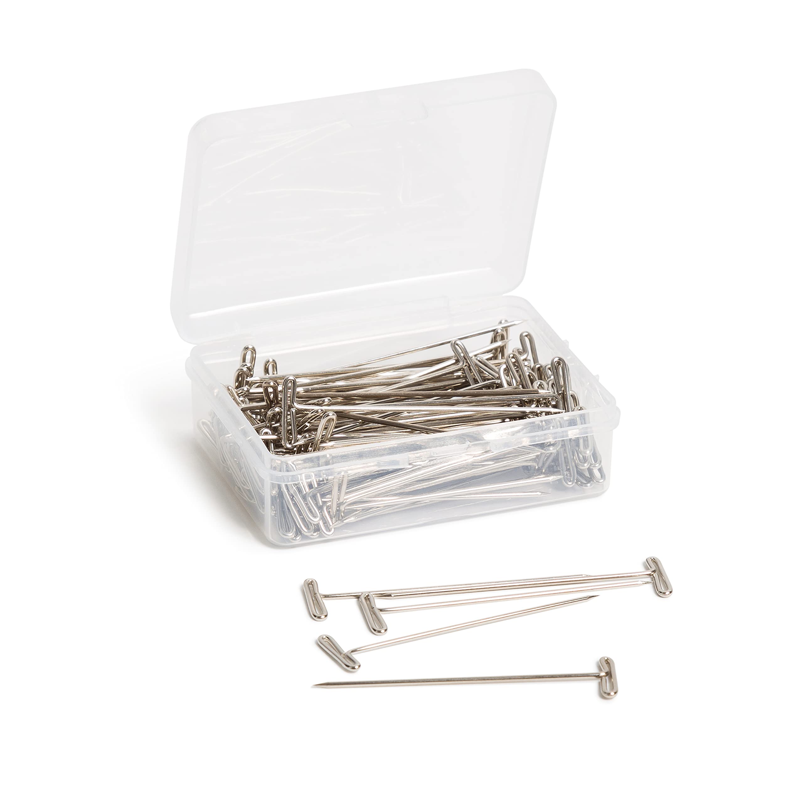 U Brands Silver T Pin Set, Office Supplies, Bulletin Board Accessories, 2   , 100 Count