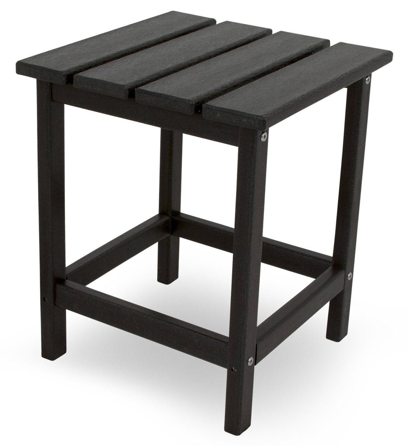 Polywood Ect18Bl Long Island 18' Side Table, Black