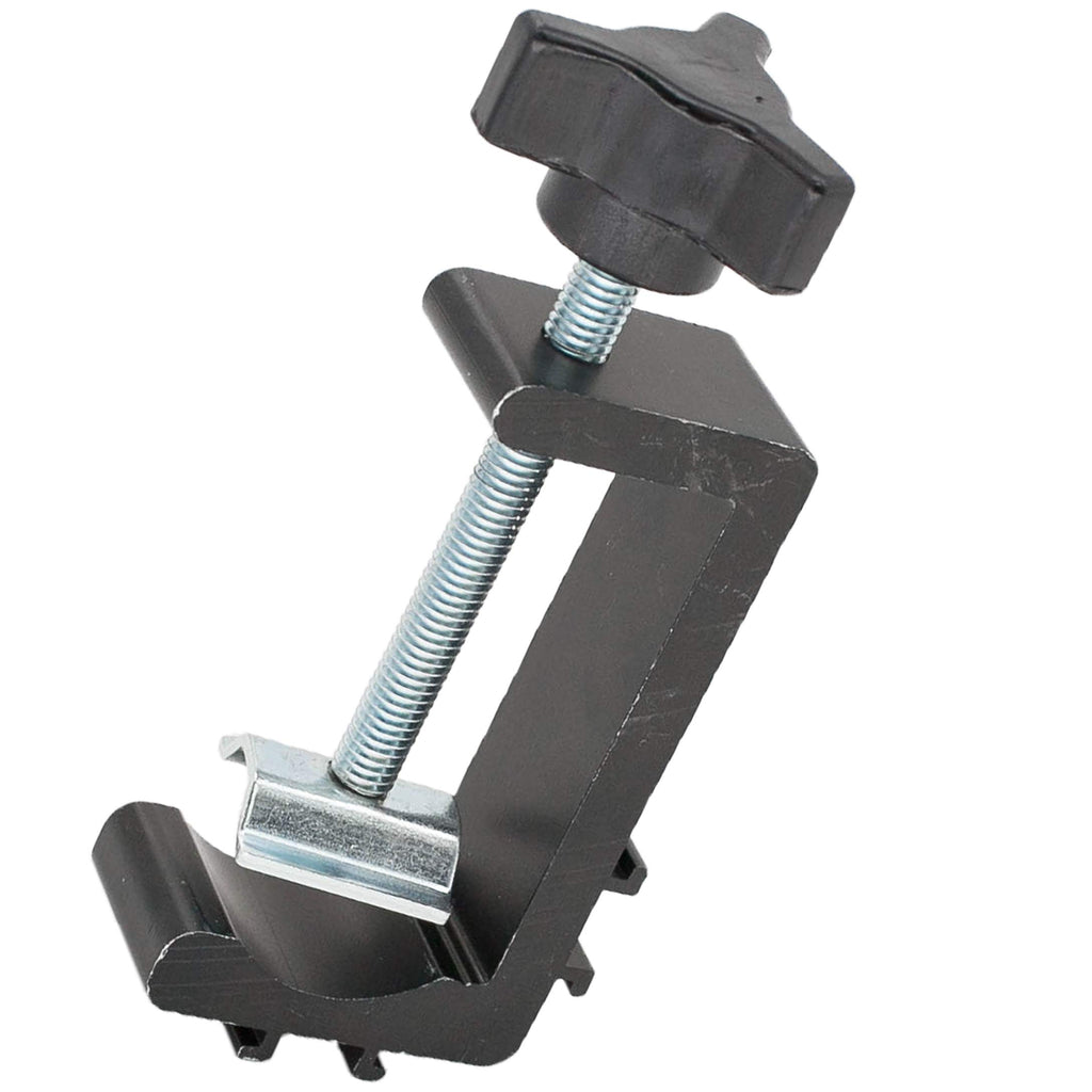 LEDUPDATES C-Clamp LED Light Mount for Trade Show Booth - Aluminum, Black, Model acc-clamp
