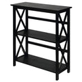 Casual Home Montego 3-Shelf Bookcase, Black (New)