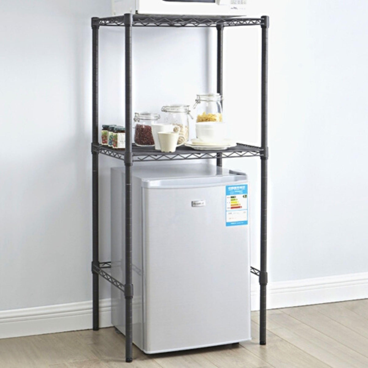 DormCo Suprima Adjustable Shelving  The Mini Shelf Supreme  Gunmetal Gray