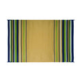 Faulkner 68790 Mat Striped 9X12 Navy/Wht/Lime/Bge