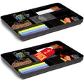 1Intheoffice Desk Drawer Organizer Tray, Desk Drawer Tray, 13-Compartment, Black, 2 Pack
