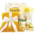 Birthday Gifts For Women, 11 Pcs Sending Sunshine Care Package For Women, Self Care Gift Baskets, Sunflower Gifts For Women, Get