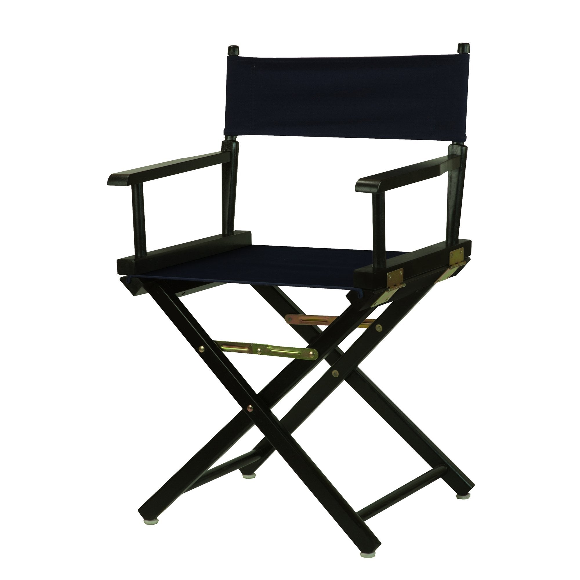 Casual Home 18 Directors Chair Black Frame with Navy Canvas