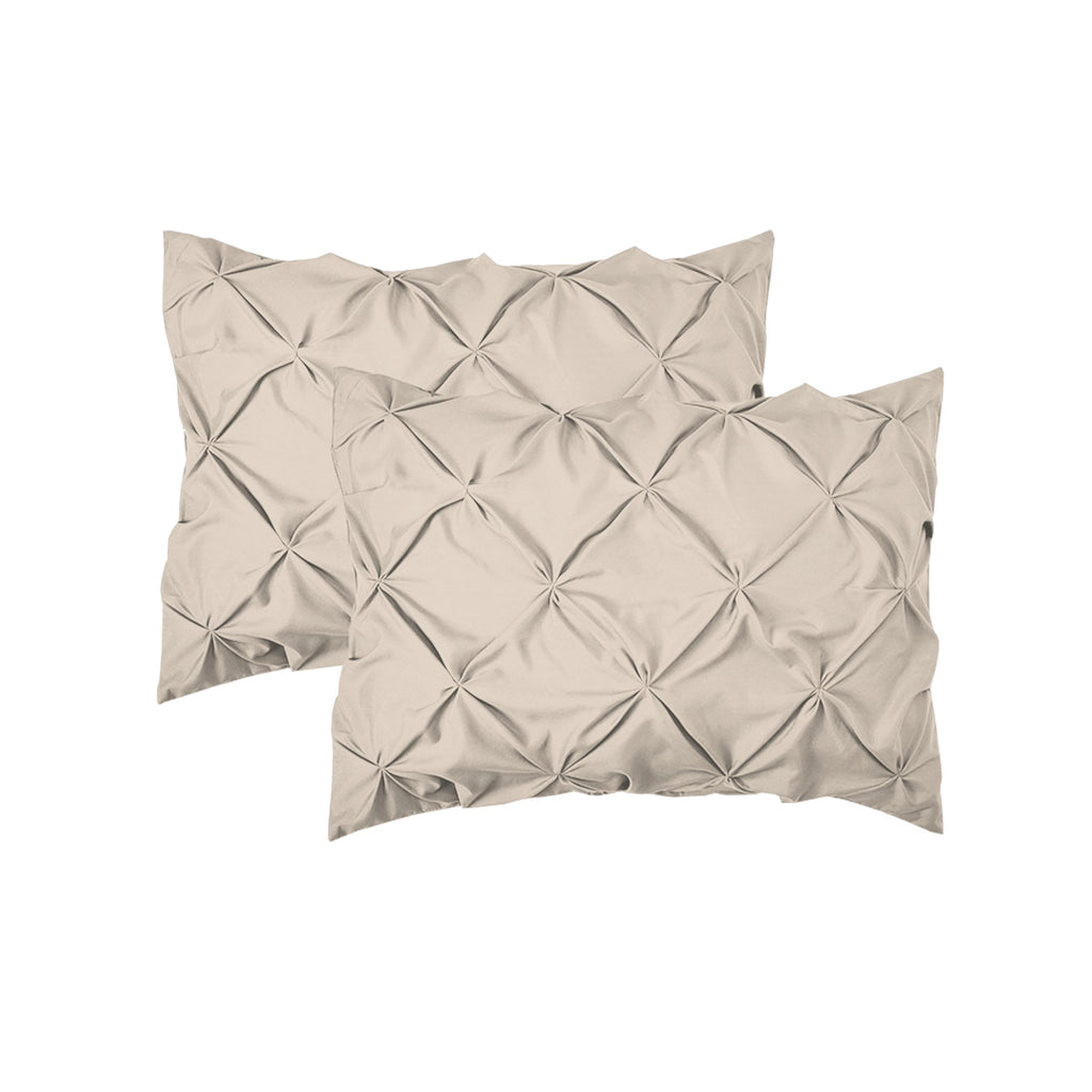 Elegant Comfort Luxury Softest, Coziest 8-Piece Bed-In-A-Bag Comforter Set - Silky Soft Complete Set Includes Bed Sheet Set With Double Sided Storage Pockets, Full/Queen, Linen