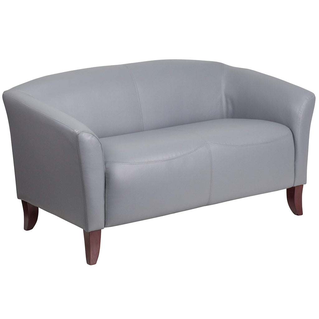 Flash Furniture HERCULES Imperial Series Gray LeatherSoft Loveseat