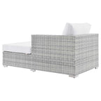 Modway EEI-4304-LGR-WHI Right Chaise, Light Gray White