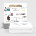 Supreme Elegance Organic 100% Cotton, Snow White King Size Sheet Set, 4-Piece Deep Pockets Snow White Bed Sheets, Cool & Crisp P