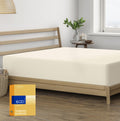 Thread Spread 100% Egyptian Cotton Full Size Fitted Sheet Only - 600 Thread Count 16' Deep Pocket Full Size Fitted Sheet, Soft