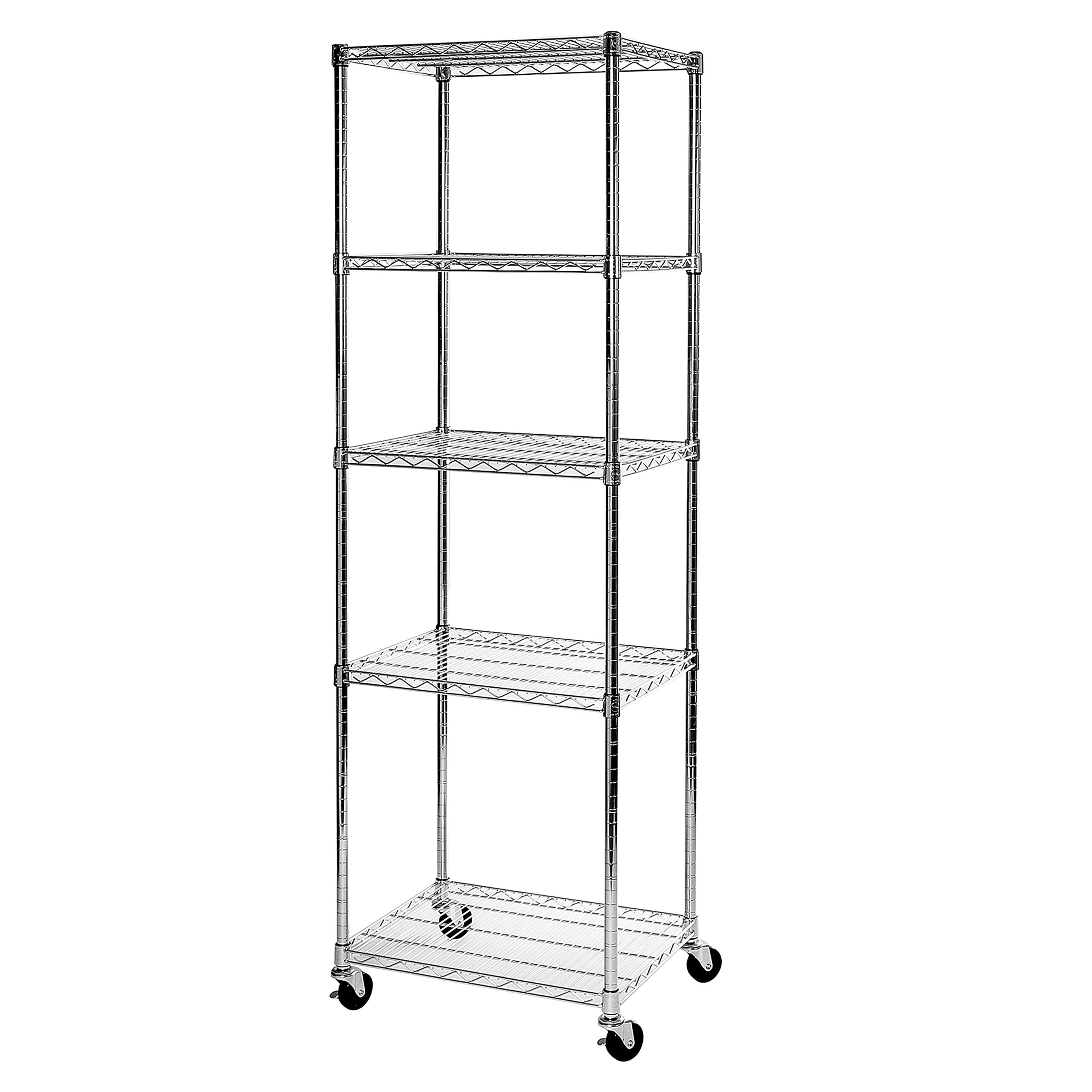 Seville Classics UltraDurable Heavy Duty NSF Solid Steel Wire Rack Storage Unit Organizer for Garage, Warehouse, Office, Restaur