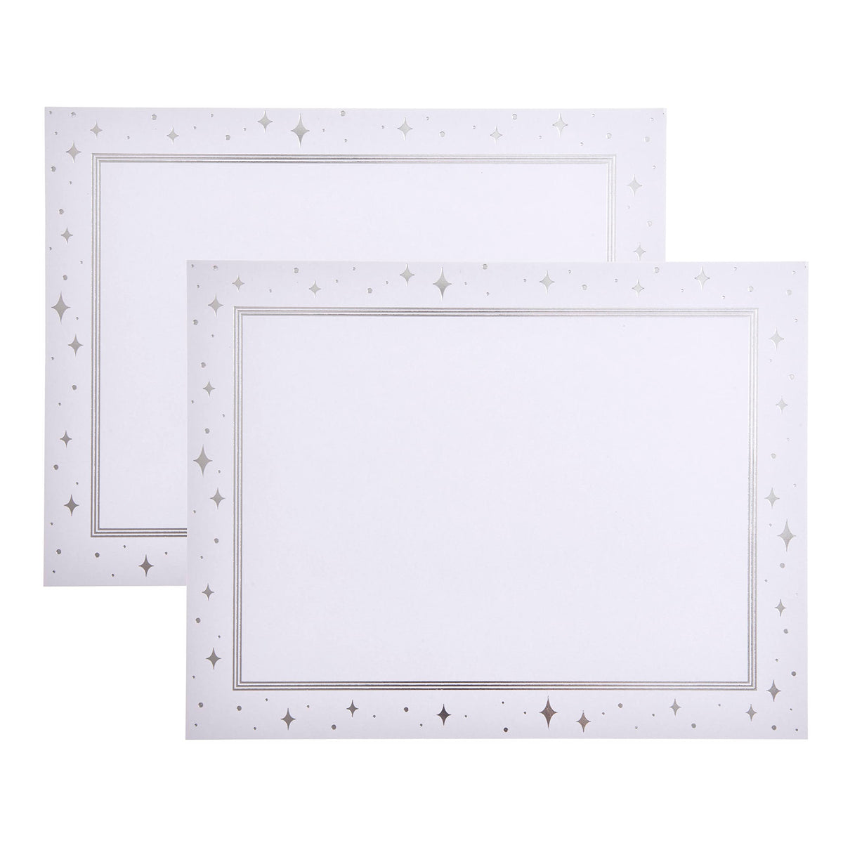 Gartner Studios Abstract Stars Foil Certificate Paper, Personalized Stationery, Foil Stamping, 8.5    X 11   , 15 Count