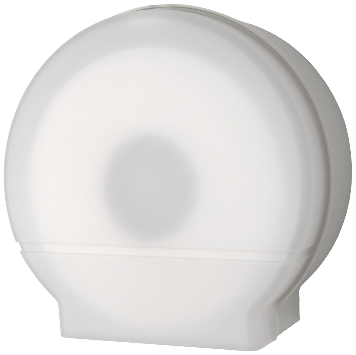 Palmer Fixture Rd002603 Single Roll Jumbo Tissue Dispenser With 33/8inch Core, White Translucent