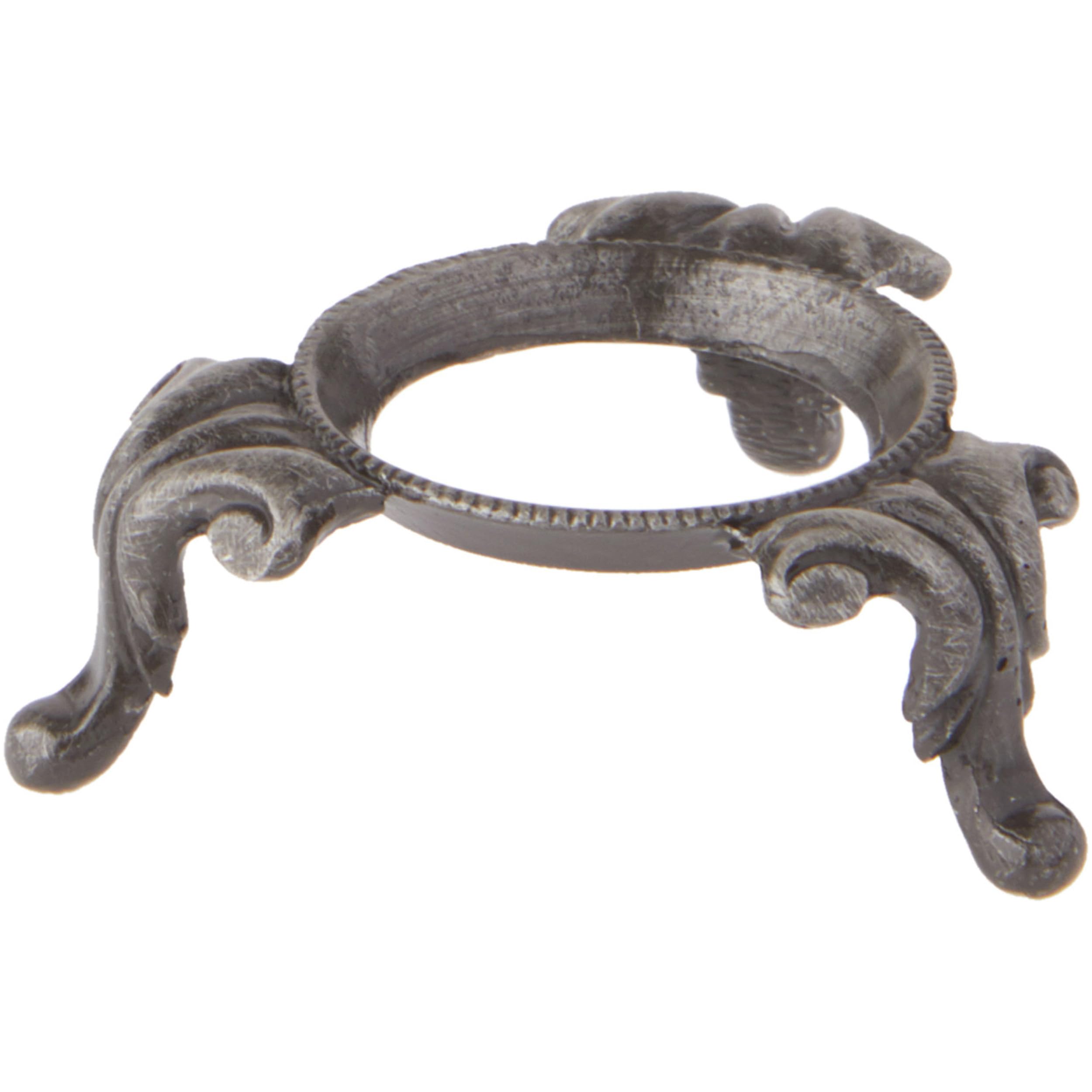 Bards Pewter Egg Stand/Holder, Princess Ann, 0.875 diameter, Pack of 2 (Fits Hen Sized Eggs)