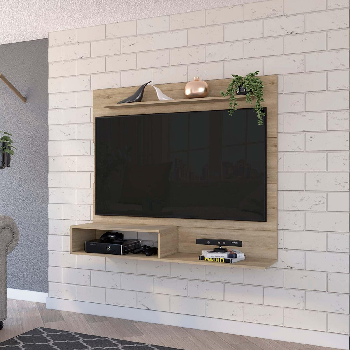 Tuhome Baleare Pantry Cabinet Black
