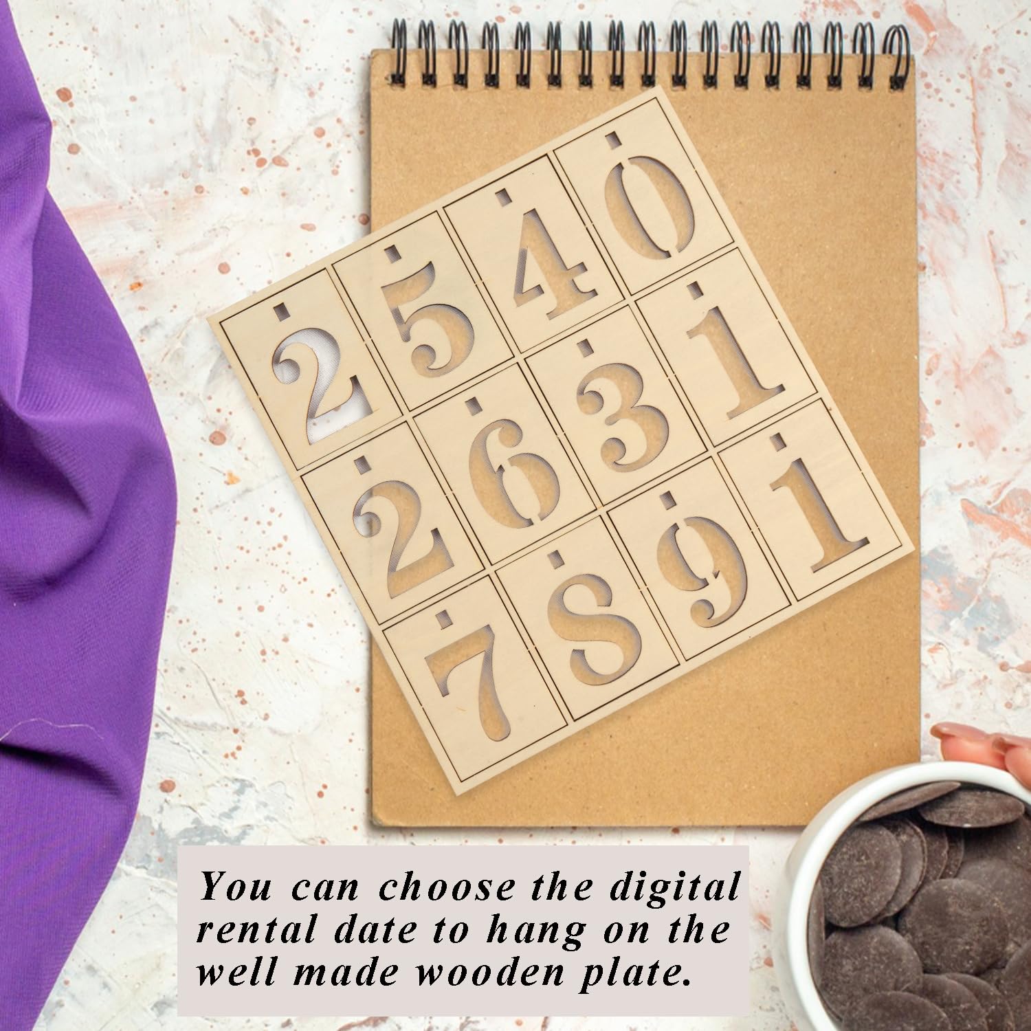 Hhdatc Ramadan Advent Calendar Wooden Ornament,30 Day Countdown Til Eid Gift For Kids Decorations