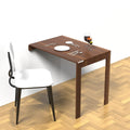 Innofur Alice Wall Mounted Folding Dining Table 90X60 Cm | Space Saving Foldable Wall Table For Kitchen, Dining & Study | Engine