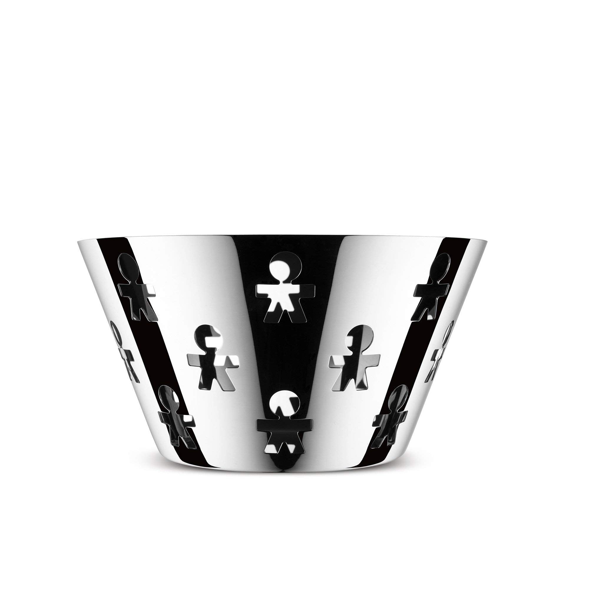Alessi Girotondo Design Fruit Bowl, 23cm, Polished