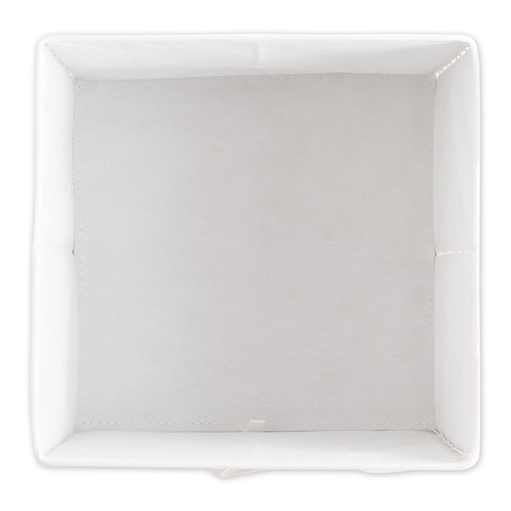 Dii Non Woven Polyester Storage Bin, 11X11X5.5-Inch, Chevron Gray, 2 Piece