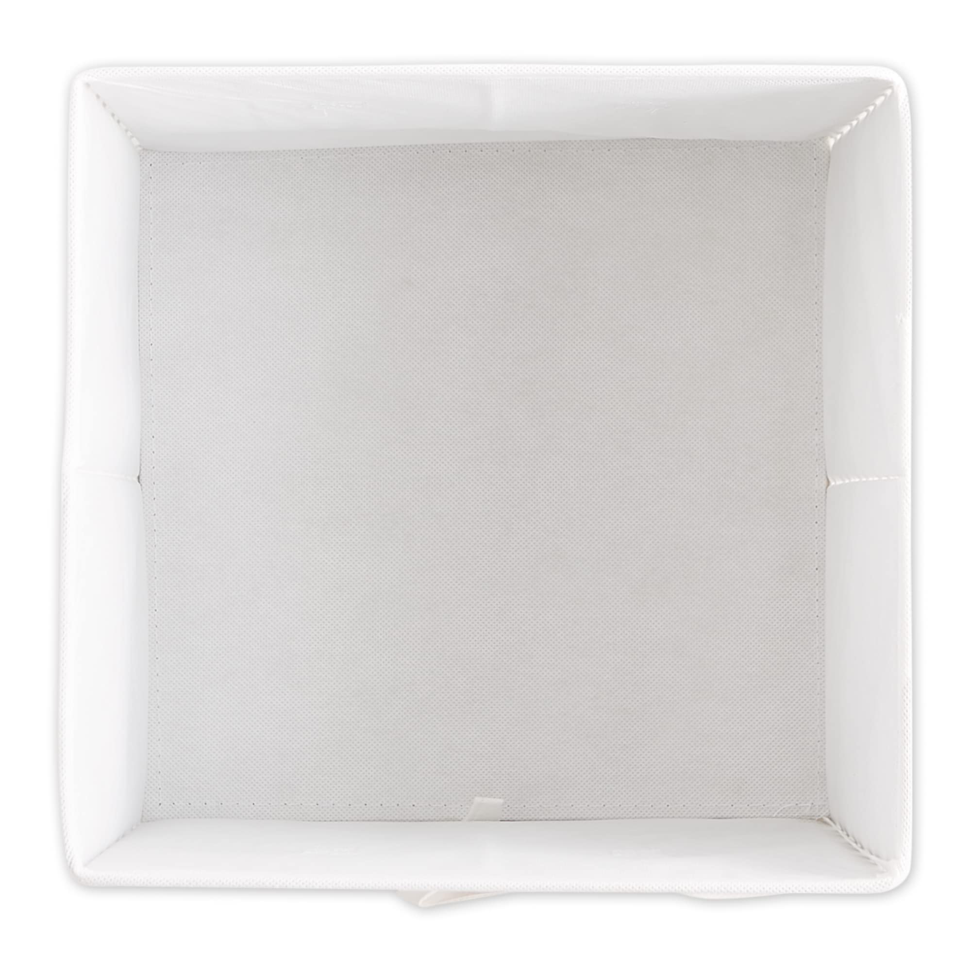 Dii Non Woven Polyester Storage Bin, 11X11X5.5-Inch, Chevron Gray, 2 Piece
