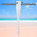 Dakepole Beach Umbrella Sand Anchor,Heavy Duty Metal No Dig Beach Sand Ground Umbrella Anchor Stake,Windproof Strong Umbrella Sc